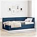 Struttura Letto Angolare con Materasso 2 pcs Blu Velluto - Foto miniatura 2