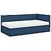 Struttura Letto Angolare con Materasso 2 pcs Blu Velluto - Foto miniatura 4