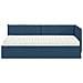 Struttura Letto Angolare con Materasso 2 pcs Blu Velluto - Foto miniatura 5