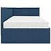 Struttura Letto Angolare con Materasso 2 pcs Blu Velluto - Foto miniatura 8