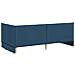 Struttura Letto Angolare con Materasso 2 pcs Blu Velluto - Foto miniatura 9
