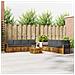 Set divani 9 pcs Naturale e Antracite Legno di Acacia Massello - Foto miniatura 2