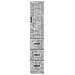 Set di armadi 2 pcs Grigio Cemento 33 x 34,5 x 87 cm - Foto miniatura 4