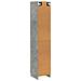 Set di armadi 2 pcs Grigio Cemento 33 x 34,5 x 87 cm - Foto miniatura 6