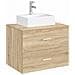 Lavabo da bagno Cromato 39 x 30,5 x 12,5 cm Metallo - Foto miniatura 7
