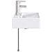 Lavabo da bagno Cromato 39 x 30,5 x 12,5 cm Metallo - Foto miniatura 8
