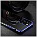 Custodia In Tpu Gel Con Cornice Galvanica Trasparente, Per Samsung Galaxy A22 4g, Colore Nero. - Foto miniatura 2