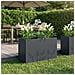 Vaso da giardino Antracite 80 x 20 x 49 cm - Foto miniatura 2