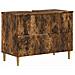 Armadio per Lavabo da Bagno DELFT Rovere Fumo 82 x 41 x 59 cm - Foto miniatura 1