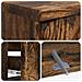 Armadio per Lavabo da Bagno DELFT Rovere Fumo 82 x 41 x 59 cm - Foto miniatura 8