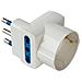 Adattatore Presa 4 Uscite Bianco - Foto miniatura 1