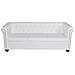 Set Divani Chesterfield a 2 e a 3 Posti in Pelle Artificiale Bianco - Foto miniatura 2