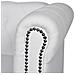 Set Divani Chesterfield a 2 e a 3 Posti in Pelle Artificiale Bianco - Foto miniatura 6