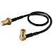 40305 Adattatore Antenna Smb 90? Femmina sma Femmina 19 Cm - Foto miniatura 1