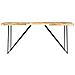 Tavolo Da Pranzo 180x90x76 Cm In Legno Massello Di Mango - Foto miniatura 2