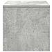 Comodino Grigio Cemento 40x30x30 cm in Legno Multistrato - Foto miniatura 5