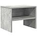Comodino Grigio Cemento 40x30x30 cm in Legno Multistrato - Foto miniatura 1