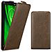 Custodia Compatibile Con Motorola Moto G6 Play In Bruno Caffè - Coperchio Protettivo In Design Flip Con Chiusura Magnetica - Foto miniatura 2