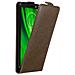 Custodia Compatibile Con Motorola Moto G6 Play In Bruno Caffè - Coperchio Protettivo In Design Flip Con Chiusura Magnetica - Foto miniatura 4