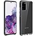 Cover Galaxy S20 Plus Silicone Morbido Contorno Bumper Trasparente - Foto miniatura 1