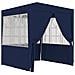 Gazebo Professionale Con Pareti 2,5x2,5 M Blu 90 G / m² - Foto miniatura 1