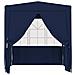 Gazebo Professionale Con Pareti 2,5x2,5 M Blu 90 G / m² - Foto miniatura 5