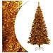 Albero di Natale Artificiale con Supporto Oro 180 cm PET - Foto miniatura 1