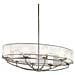 Saldana Otto Luce Ovale Chandelier - Foto miniatura 2