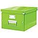 Leitz Ablagebox Click & Store Wow, Din A4, Grn Hartpappe Mit Pp-folie, Aufbau Mittels Druckknpfen, - 1 Stck (6044-00-54)  - Foto miniatura 1