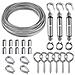24 Corda Pz Garden Filo Immagine Wire Wire Fence Rotolo Kit 304 In Acciaio Inox M5 Corda Tenditore Tenditore Cavo Corda Redancia - Foto miniatura 1