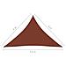 Parasole a Vela Tessuto Oxford Triangolare 4x4x5,8m Terracotta - Foto miniatura 6