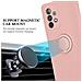 Custodia Compatibile Con Samsung Galaxy A52 4g / 5g In Liquid Rosa - Coperchio Protettivo In Silicone Tpu Flessibile Con Anello - Foto miniatura 8