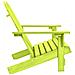 Sedia da Giardino Adirondack a 2 Posti in Legno di Abete Verde - Foto miniatura 3