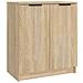 Scarpiera Rovere Sonoma 59x35x70 Cm In Legno Multistrato - Foto miniatura 2