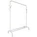 Appendiabiti Da Ingresso In Metallo Con 3 Ganci Laterali Home 150x110x40cm Bianco - Foto miniatura 5