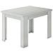 Tavolo Allungabile Otto, Consolle Ausiliare Da Cucina, Tavolo Allungabile, 100% Made In Italy, Cm 90x90h75, Bianco Lucido Larice - Foto miniatura 2