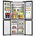 Frigorifero 4 Porte RQ5P470SAFE Libera Installazione No Frost Capacità Netta 483L Classe E Colore Nero - Foto miniatura 4