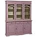 Cristalliera 3 Ante Legno Pennellato Lavanda 156x42x205 - Foto miniatura 1