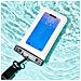 Custodia Per Telefono 6.7 Pollici Waterproof Ip68 Con Tracolla, Bianco / Nero - Foto miniatura 4