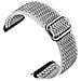 Cinturino Per Orologio Fitbit Versa 2 In Nylon Lightgrey - Foto miniatura 3