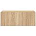 Mobile TV a Parete con Luci LED Rovere Sonoma 80x35x31 cm - Foto miniatura 10