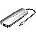 Vention TOMHB replicatore di porte e docking station per laptop Cablato USB 3.2 Gen 1 (3.1 Gen 1) Type-C Argento - Foto miniatura 1