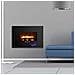 Camino Montabile a Parete CM 8000 con Potenza 1800 W Colore Nero - Foto miniatura 8