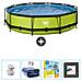Piscina Fuori Terra - In Giro - 360x360x76 Cm - Groen - Include Accessori Coordinati Cb24 - Foto miniatura 1