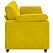 Divano a 3 Posti Giallo 178 cm in Velluto - Foto miniatura 5