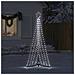 Albero di Natale a LED 339 LED Bianco Freddo 182 cm - Foto miniatura 3
