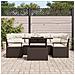 Set di Divani da Giardino 7 Pezzi con Cuscini Marrone Rattan Polietilene, Divano da Giardino a 2 Posti con Cuscini Marrone Rattan Polietilene - Foto miniatura 3