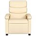 Poltrona Elettrica Reclinabile Crema in Tessuto - Foto miniatura 9