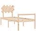Letto per Anziani con Testiera 90x200 cm in Legno Massello - Foto miniatura 5