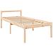 Letto per Anziani con Testiera 90x200 cm in Legno Massello - Foto miniatura 9